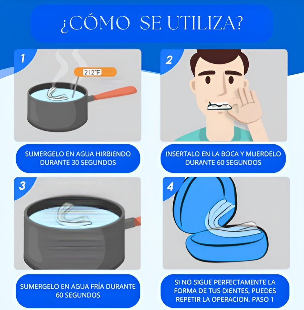 🛌✨ ¡Descubre el Secreto para Dormir Mejor y Despertar Renovado! 🌙💤 Placa Anti Bruxismo, Apnea y Ronquido 😴